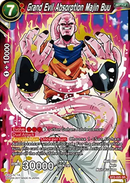 BT2-025 Grand Evil Absorption Majin Buu