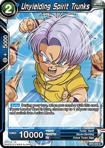 BT2-044 Unyielding Spirit Trunks