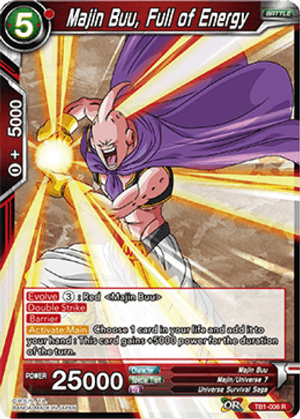 TB1-006 Majin Buu, Full of Energy