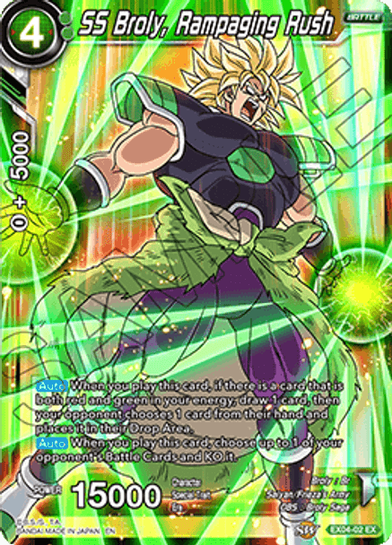 EX04-02 SS Broly, Rampaging Rush