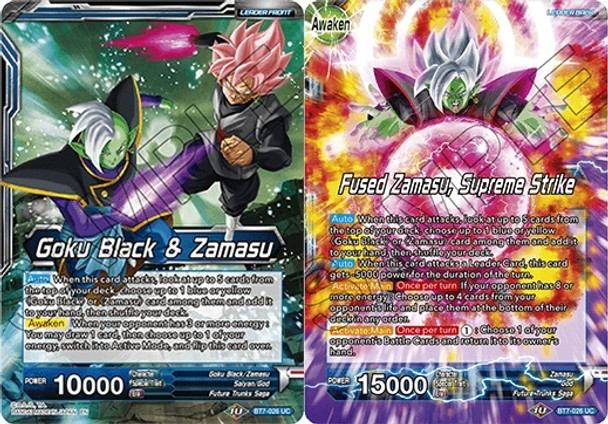 BT7-026 Goku Black & Zamasu / Fused Zamasu, Supreme Strike