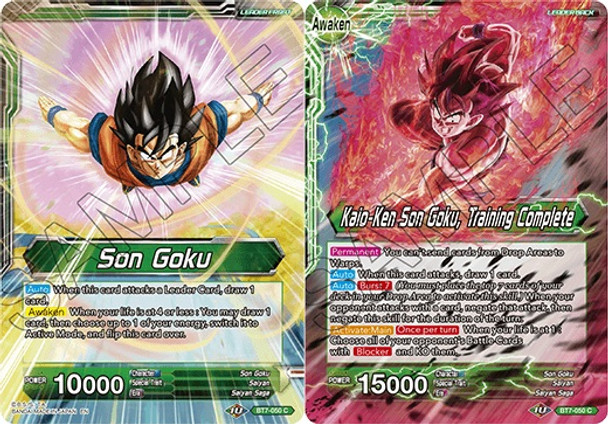 BT7-050 Son Goku / Kaio-Ken Son Goku, Training Complete