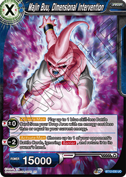 BT12-030 [UC] Majin Buu, Dimensional Intervention