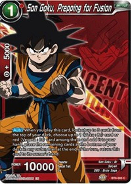 BT6-005 Son Goku, Prepping for Fusion (Alternate)