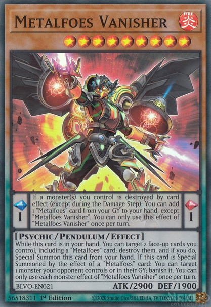 Metalfoes Vanisher BLVO-EN021  (Super Rare)