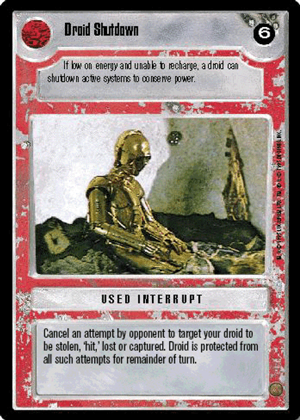 Droid Shutdown [C2] - PR1 - White Border