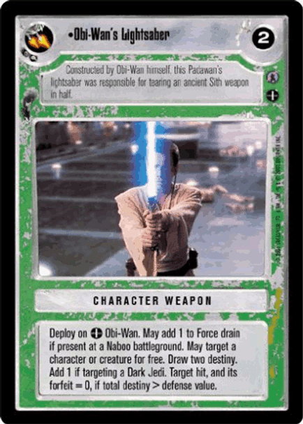 Obi-Wan's Lightsaber [R1] - PR1 - Foil