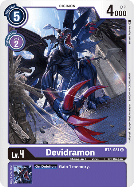 BT3-081 Devidramon (Uncommon)