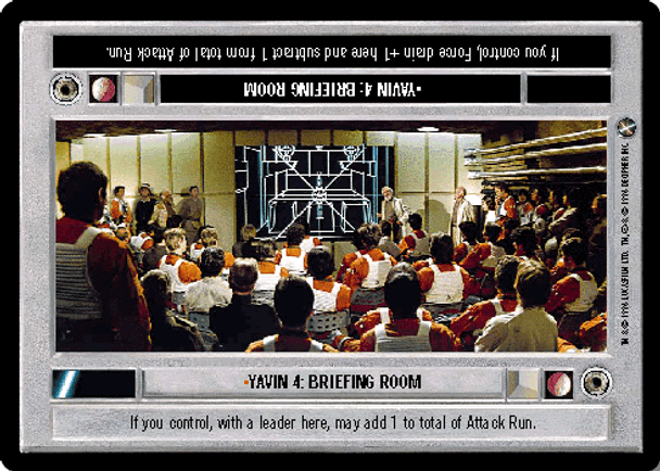 Yavin 4: Briefing Room [U1] - White Border - ANH