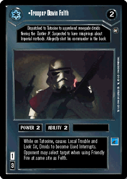 Trooper Davin Felth [R2] - ANH