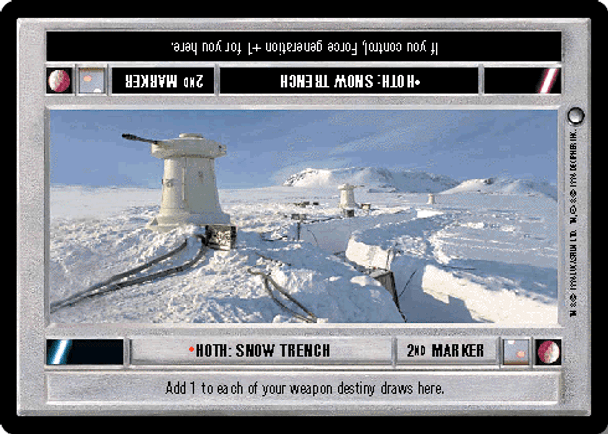 Hoth: Snow Trench (2nd Marker) C2 [HOT] - White Border