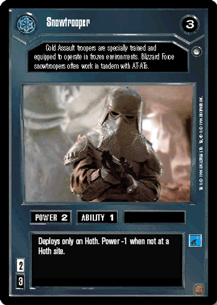 Snowtrooper C3 [HOT] - White Border