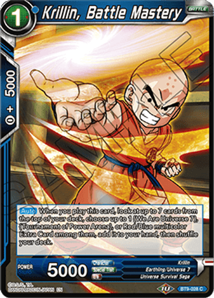 BT9-028 Krillin, BATTLE Mastery