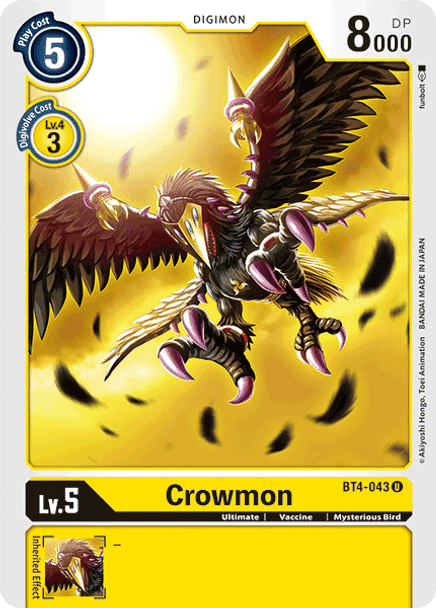 BT4-043 U Crowmon