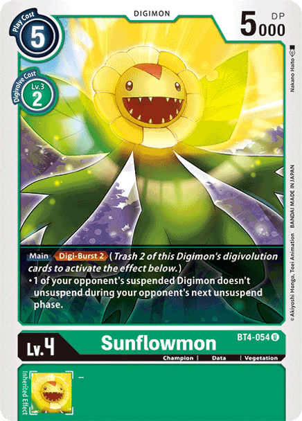 BT4-054 U Sunflowmon