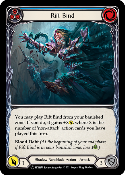 U-MON176 Rift Bind (Blue) - Regular - C