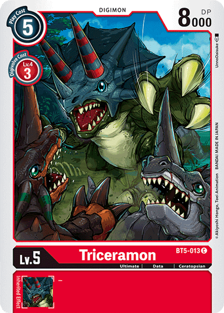 BT5-013 Triceramon  - Common