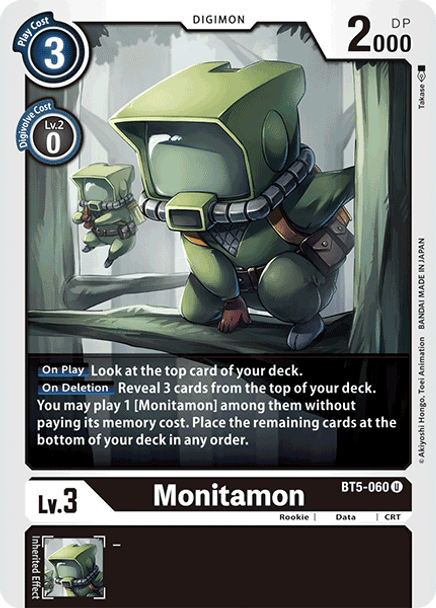BT5-060 Monitamon  - Uncommon