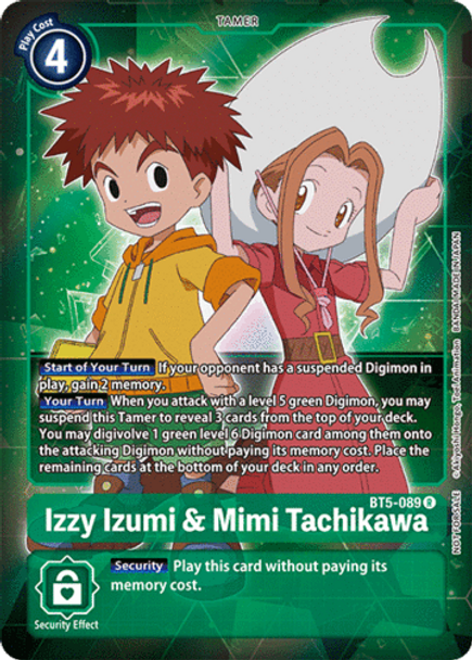 BT5-089 Izzy Izumi & Mimi Tachikawa  - Rare (Alt Art)