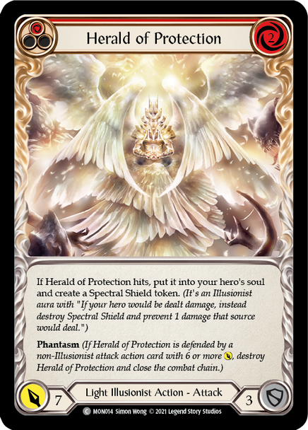 MON014 Herald of Protection (Red) - Regular