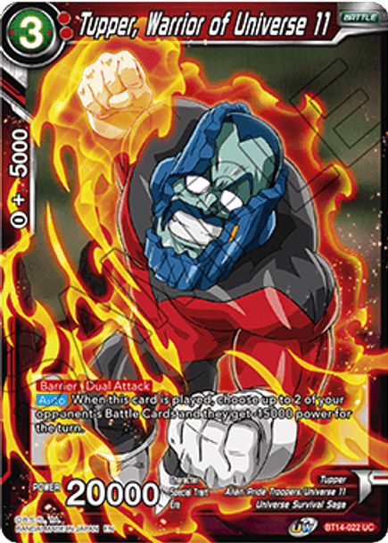 BT14-022 Tupper, Warrior of Universe 11