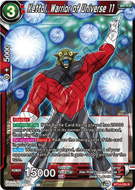 BT14-025 Kettol, Warrior of Universe 11