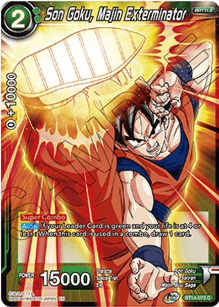 BT14-072 Son Goku, Majin Exterminator