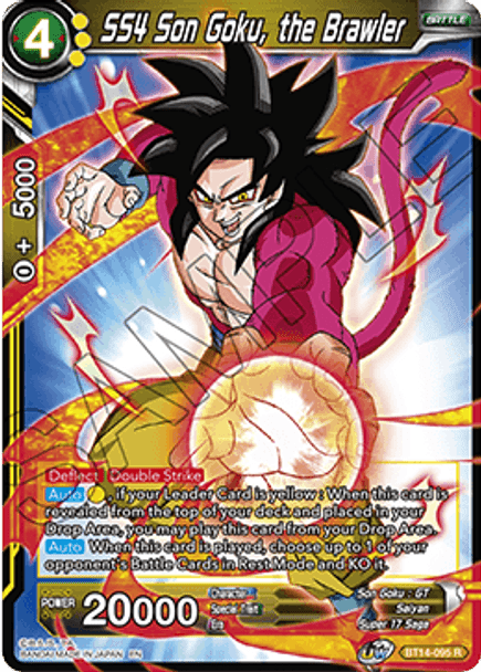 BT14-095 SS4 Son Goku, the Brawler