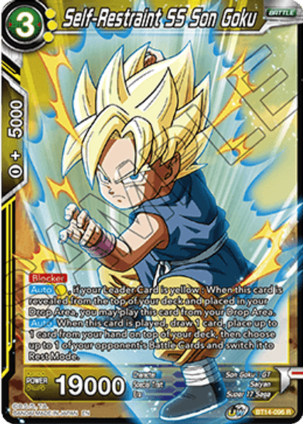 BT14-096 Self-Restraint SS Son Goku