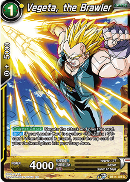 BT14-101 Vegeta, the Brawler