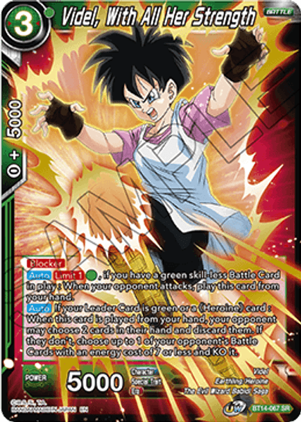 BT14-067 Videl, With All Her Strength