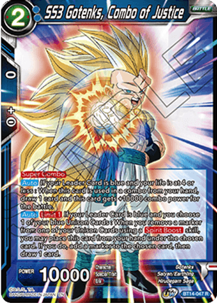 BT14-047 SS3 Gotenks, Combo of Justice - Foil