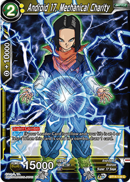 BT14-108 Android 17, Mechanical Charity - Foil