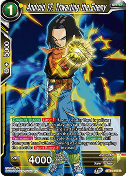 BT14-109 Android 17, Thwarting the Enemy - Foil