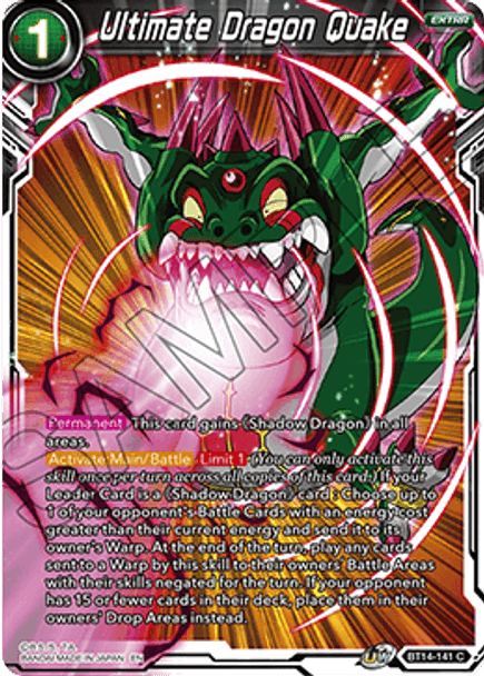 BT14-141 Ultimate Dragon Quake - Foil