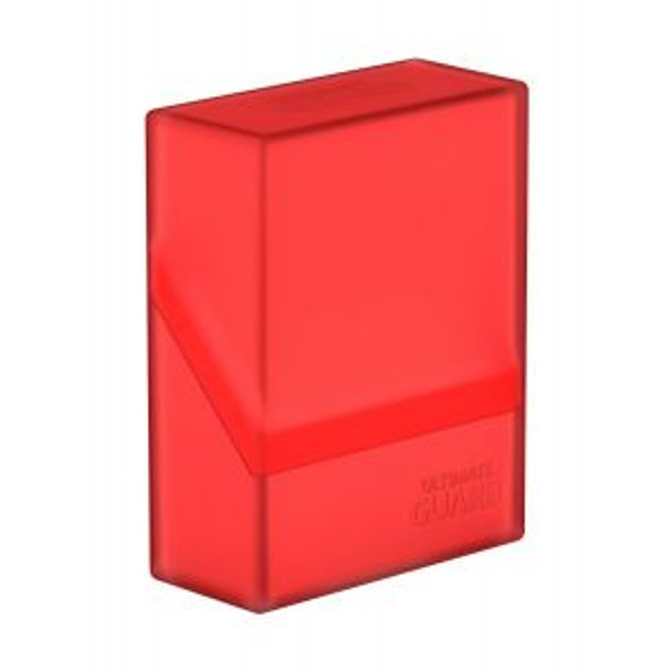 Ultimate Guard Boulder Deck Case 40+ Standard Size Deck Box - Ruby