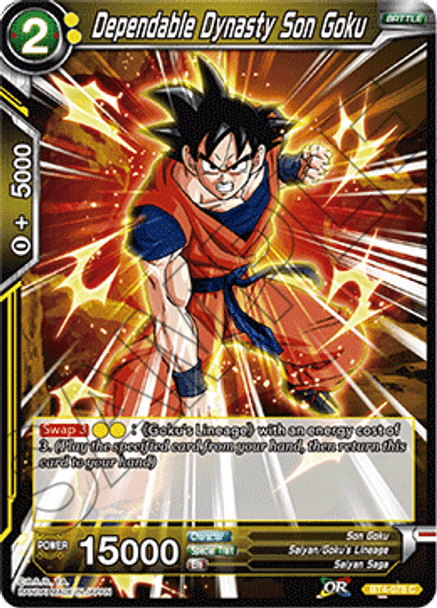 BT4-078 Dependable Dynasty Son Goku