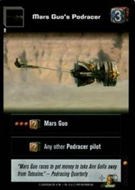 [SWYJ] Mars Guo's Podracer #110