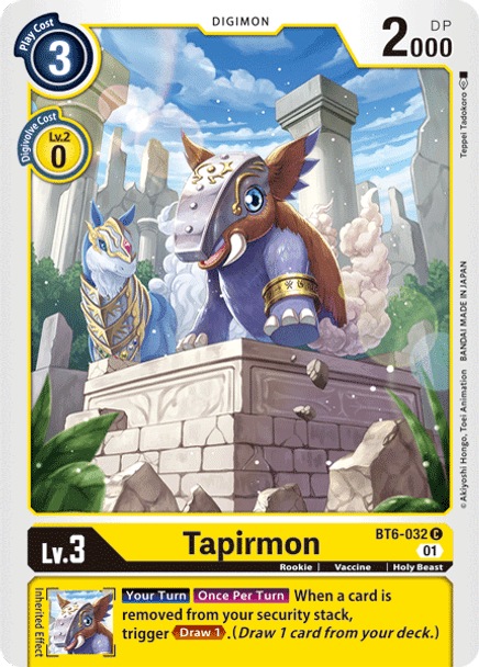 [DIG] BT6-032 - Tapirmon