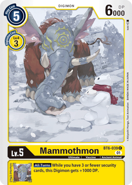 [DIG] BT6-039 - Mammothmon