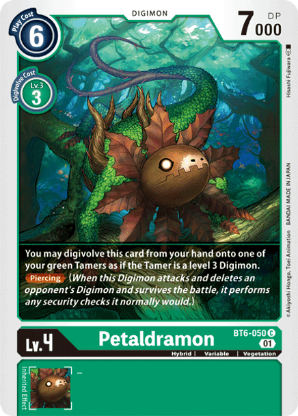 [DIG] BT6-050 - Petaldramon