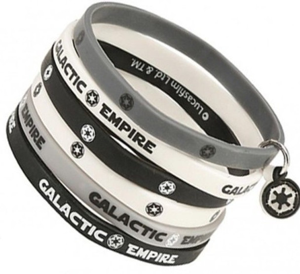 Star Wars Rubber Wristband x6 - Empire