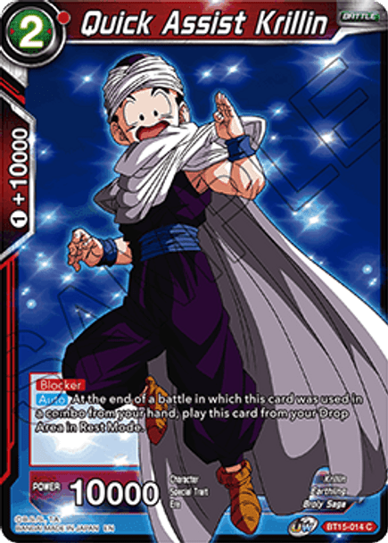 BT15-014 Quick Assist Krillin - Foil