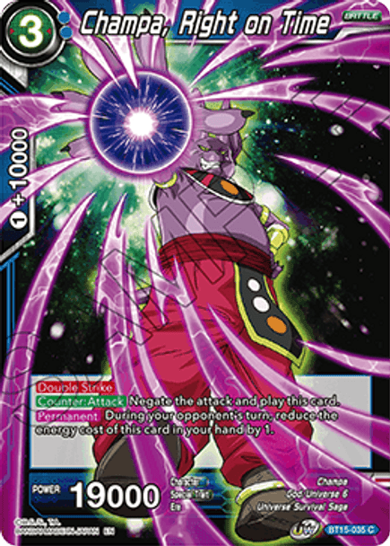 BT15-035 Champa, Right on Time - Foil