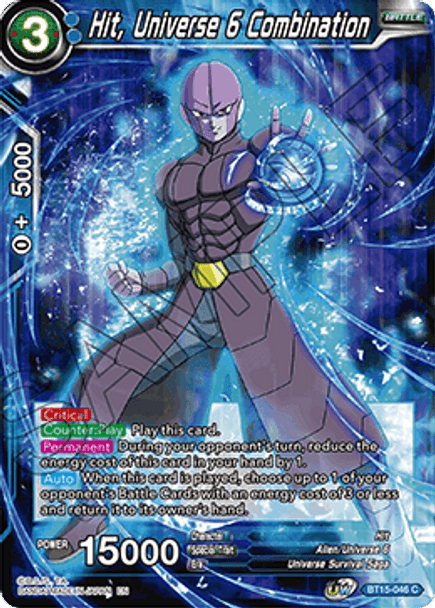 BT15-046 Hit, Universe 6 Combination