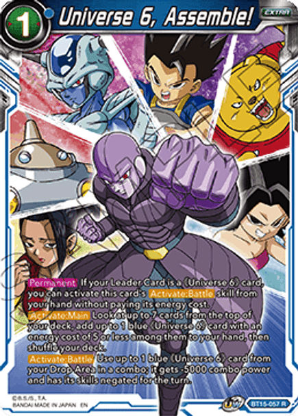 BT15-057 Universe 6, Assemble! - Foil