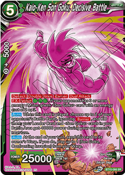 BT15-066 Kaio-Ken Son Goku, Decisive Battle