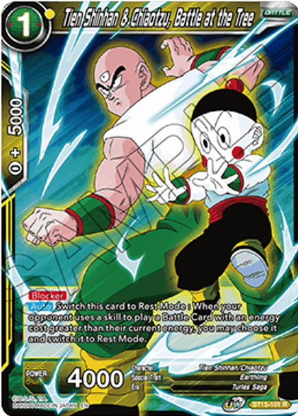 BT15-101 Tien Shinhan & Chiaotzu, Battle at the Tree