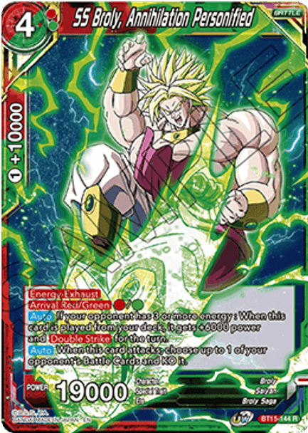 BT15-144 SS Broly, Annihilation Personified