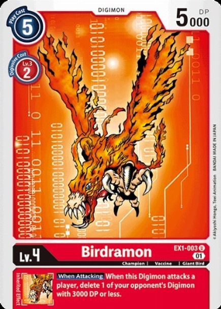 EX1-003 U Birdramon - play set (4)